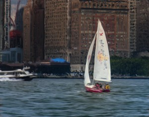 2012-0731-ManhattanDaySail-EfexPro-11x14-VanaGoghSmearyBristle-CWR