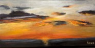 2011-0211-SunsetOverTheBay-8990-10X20-Oil-CWR