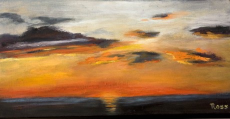 2011-0211-SunsetOverTheBay-8990-10X20-Oil-CWR