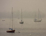 2011-0915-SWHarborRedBoat-SmeryBrushBristleBrush-11X14-CWR