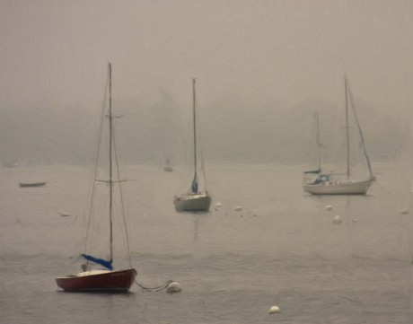 2011-0915-SWHarborRedBoat-SmeryBrushBristleBrush-11X14-CWR